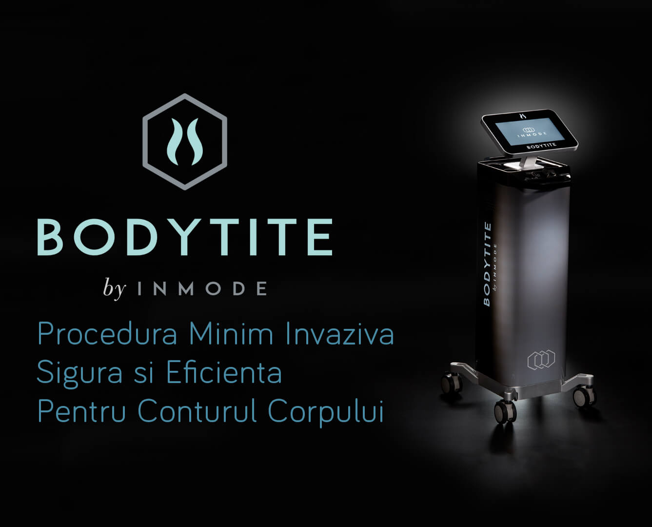 InMode BodyTite - Aparat Profesional pentru Clinici de Estetica si Remodelare Corporala Aparat de Remodelare Corporala ce utilizeaza Lipoplastia asistata de Radiofrecventa