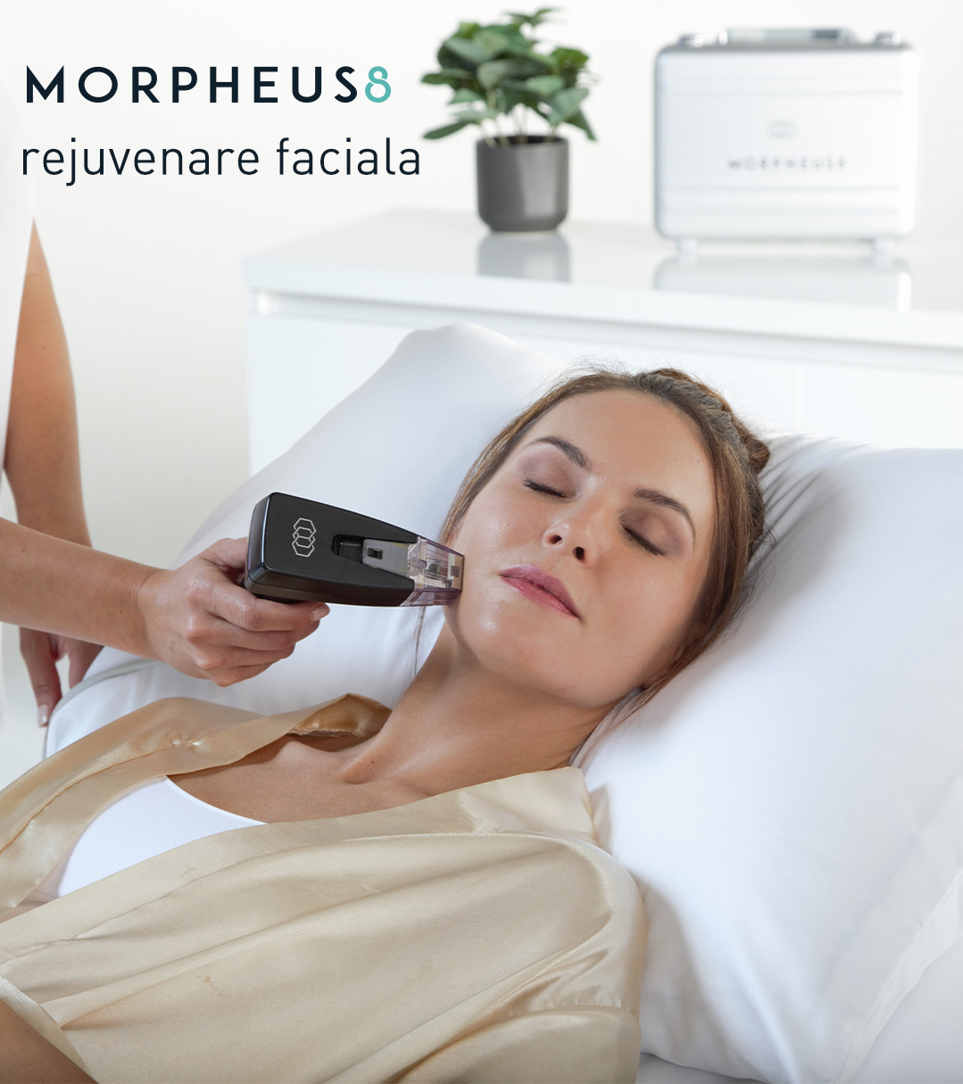 Aplicatorul Morpheus 8 pentru rejuvenare faciala pentru clinici de estetica